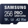 SAMSUNG PRO Ultimate MicroSDXC 256GB + USB Adaptér / CL10 UHS-I U3 / A2 / V30