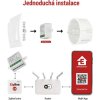 GoSmart modul spínací IP-2104SZ, ZigBee, 2-kanálový (nevyžaduje N vodič)