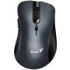 Genius Ergo 8100S/Ergonomická/Optická/Pro praváky/1 600 DPI/Bezdrátová USB/Černá-šedá