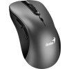 Genius Ergo 8100S/Ergonomická/Optická/Pro praváky/1 600 DPI/Bezdrátová USB/Černá-šedá