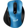 GENIUS Ergo 9000S Blue/ duální Bluetooth + 2,4GHz/ 2400 dpi/ bezdrátová/ tichá/ modrá