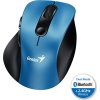 GENIUS Ergo 9000S Blue/ duální Bluetooth + 2,4GHz/ 2400 dpi/ bezdrátová/ tichá/ modrá