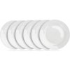 BANQUET Sada dezertních porcelánových talířů BASIC 19 cm, 6 ks, bílé