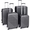 PRETTY UP Sada plastových kufrů na kolečkách, 20''/24'' antracit