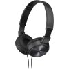 SONY sluchátka náhlavní MDRZX310B/ drátová/ 3,5mm jack/ citlivost 98 dB/mW/ černá