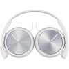 SONY headset náhlavní MDRZX310APW/ sluchátka drátová + mikrofon/ 3,5mm jack/ citlivost 98 dB/mW/ bílá