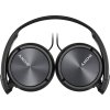 SONY headset náhlavní MDRZX310APB/ sluchátka drátová + mikrofon/ 3,5mm jack/ citlivost 98 dB/mW/ černá