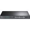 TP-Link TL-SG1218MPE/ Easy Smart Switch 16x 10/100/1000Mbps + 2x SFP/RJ-45 combo/ IGMP, QoS, VLAN/ rack