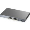 Zyxel GS1350-26HP 26 Port smart managed CCTV PoE switch, long range, 375W, 24x GbE, 2x combo RJ45/SFP