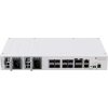 Mikrotik Cloud Switch CRS510-8XS-2XQ-IN, 650 MHz CPU, 128 MB RAM, 1x LAN, 2x QSFP28, 8x SFP28, 2x PSU, L5