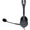 Logitech Headset Stereo H111/ drátová sluchátka + mikrofon/ 3,5 mm jack/ šedá