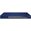 Planet GS-4210-24T4S L2 switch, 24x1Gb, 4x1Gb SFP, QoS, fanless, 2x power-in