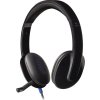 Logitech Headset Stereo H540/ drátová sluchátka + mikrofon/ USB/ černá