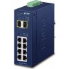Planet IGS-4215-8T2S průmyslový L2 switch, 8x1Gb, 2x1Gb SFP, dual 9-48VDC, -40~75°C, IP30