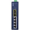 Planet IGS-4215-4T2S průmyslový L2 switch, 4x1Gb, 2x 1Gb SFP, dual 9-48VDC, -40~75°C, IP30
