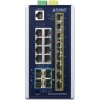 Planet IGS-6325-8T8S4X průmyslový L3 switch, 8x1Gb, 8x2.5Gb SFP + 4x10Gb SFP+, 12-48VDC, -40~75°C, IP30, fanless