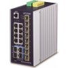Planet IGS-6325-8T8S4X průmyslový L3 switch, 8x1Gb, 8x2.5Gb SFP + 4x10Gb SFP+, 12-48VDC, -40~75°C, IP30, fanless