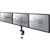 Neomounts Select NM-D135D3BLACK/Držák displeje/na stůl/10-27"/svorka+průchodka/VESA 100X100/nosn.3x 8kg/3 displeje/černý