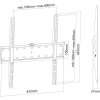 Neomounts FPMA-W300BLACK/Držák displeje/na stěnu/32-55"/fixní/VESA 400X400/nosn. 40kg/černý