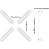 Neomounts  FPMA-VESANON / VESA Adaptér / monitor bez VESA (Apple MAC) 10-27"/ na VESA (75x75, 100x100) mm / černý