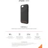 ZAGG GEAR4 D3O Denali kryt iPhone SE/SE2/6/7/8 černý