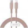 Baseus nabíjecí / datový kabel USB-C / Lightning PD 18W 1,2m Colourful růžová