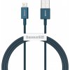 Baseus Lightning Superior Series cable, Fast Charging, Data 2.4A, 1m Blue (CALYS-A03)
