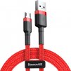 Baseus nabíjecí / datový kabel Micro USB 2.4A 1M Cafule červená