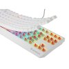 GENESIS herní klávesnice THOR 230/TKL/RGB/Outemu Red/Bezdrátová USB + Bluetooth/US layout/Bílá