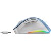 GENIUS Ergo 9000S Pro Light Blue/ duální Bluetooth + 2,4GHz/ 2400 dpi/ bezdrátová/ 6tlačítková/ dobíjecí/ RGB/ modrobílá