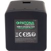 PATONA nabíječka otevírací pro digitální kameru Triple GoPro Hero 9/Hero 10/Hero 11/Hero 12/ AHDBT901/ USB-C