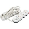 Kabel prodlužovací kancelářský 5 m 3 zásuvky