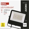 LED reflektor AVENO 30W, černý, neutrální bílá