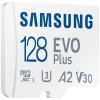 SAMSUNG EVO Plus 2024 MicroSDXC 128GB + SD Adaptér / CL10 UHS-I U3 / A2 / V30