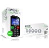 EVOLVEO EasyPhone FL, mobilní telefon pro seniory s nabíjecím stojánkem, černá