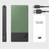 Powerbanka GP M2+ Series, 10 000 mAh, 22,5 W, zelená