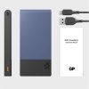 Powerbanka GP M2+ Series, 10 000 mAh, 22,5 W, modrá