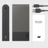 Powerbanka GP M2+ Series, 20 000 mAh, 22,5 W, šedá