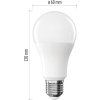 LED žárovka Classic A60 / E27 / 13 W (100 W) / 1521 lm / neutrální bílá