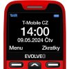 EVOLVEO EasyPhone XR, mobilní telefon pro seniory s nabíjecím stojánkem, červená