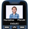 EVOLVEO EasyPhone XR, mobilní telefon pro seniory s nabíjecím stojánkem, modrá