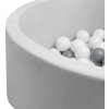 Dětský suchý bazén s míčky New Baby šedá