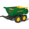 Sklápěcí traktorový návěs Rolly Toys John Deere Halfpipe zelený
