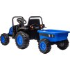 Elektrický traktor s vlečkou Milly Mally Farmer modrý