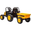 Elektrický traktor s vlečkou Milly Mally Farmer žlutý