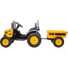Elektrický traktor s vlečkou Milly Mally Farmer žlutý