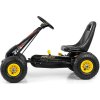 Dětská šlapací motokára Go-kart Milly Mally Thor černá
