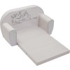Dětská rozkládací pohovka New Baby Lion Family light grey