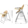 Jídelní židlička Milly Mally Bueno béžová