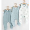 Kojenecké dupačky New Baby Classic II Uni 3ks mátová 74 (6-9m)